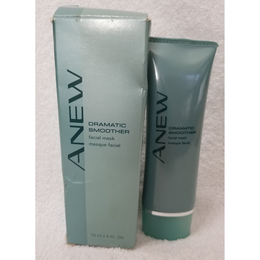 Avon Anew DRAMATIC SMOOTHER Facial Mask Dissolves Rough Dry Skin 2.5 oz/75mL New